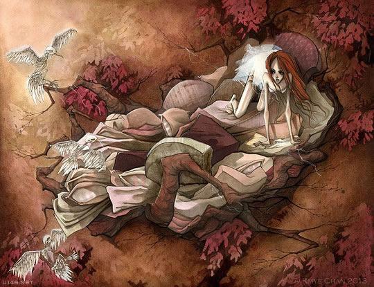 插画作品赏：诡异的哥特风格［16P］-BB姬