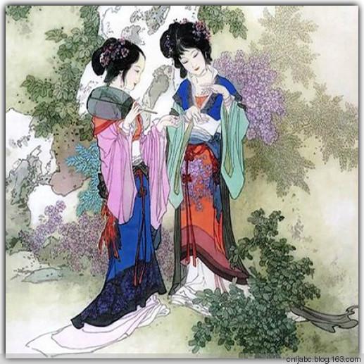 唐诗宋词吟春思(诗配画)