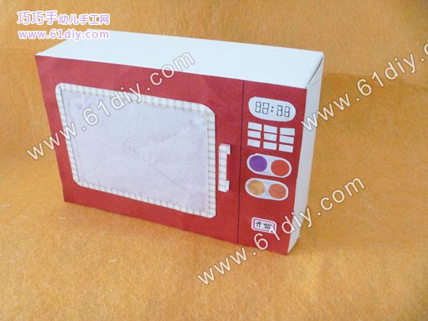 纸盒手工制作电冰箱图解