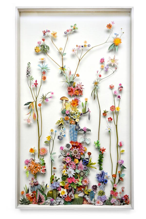 神奇的花卉拼贴手工作品欣赏_易速网 神奇的花卉拼贴手工作品欣赏