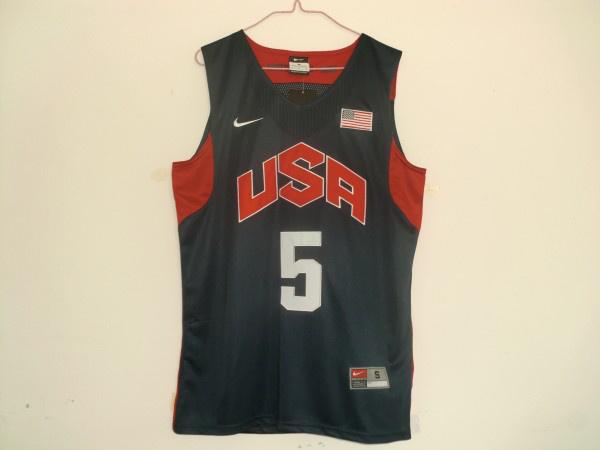 2012年奥运会美国男篮 usa 梦十队 杜兰特 5号球衣 篮球服