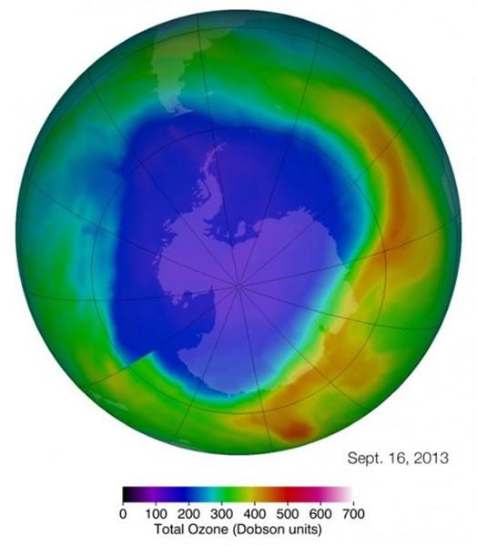 南极臭氧空洞今年最大值:2400万平方公里
