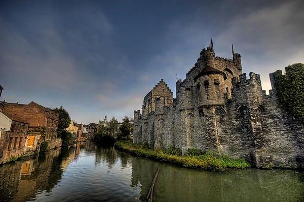 格拉文斯丁城堡 gravensteen 比利时 根特