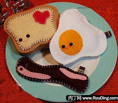 不织布做可爱饮食