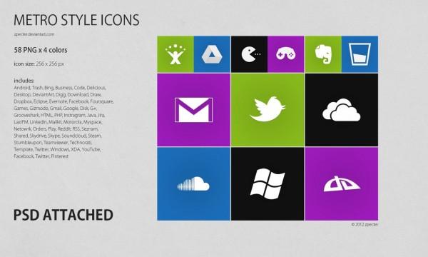 10套華麗的 windows 8 metro 風格圖標【2000 免費圖標】