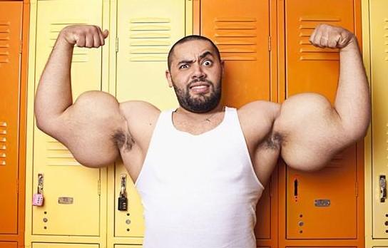 埃及男子二头肌粗80厘米似大力水手(图)