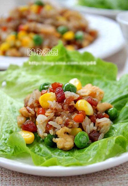 看到青丝的文章菜包饭,突然想起小时候吃到的生菜包饭,很喜欢,决定