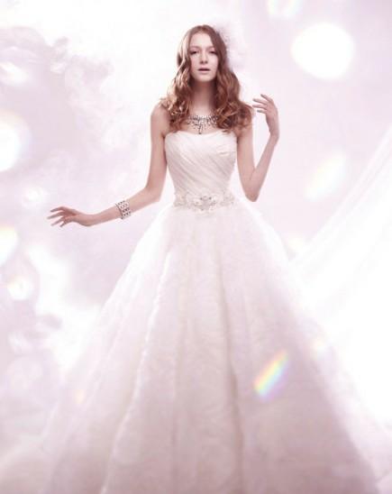 梦幻粉色婚纱 无法抗拒的诱惑