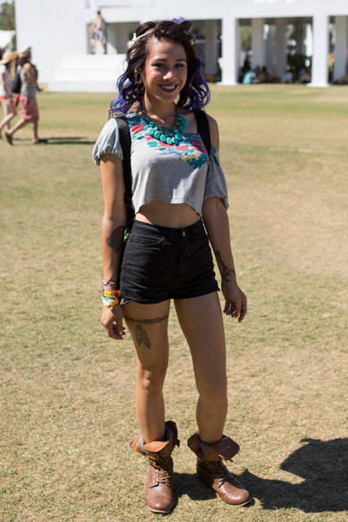 音乐节性感外露 欧美潮人香艳街拍