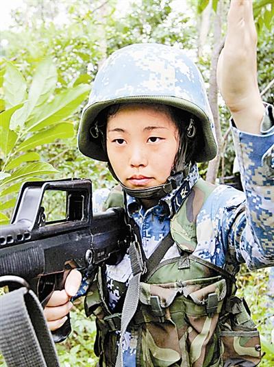 海軍陸戰隊女班長被贊