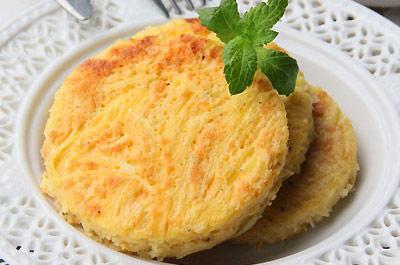 香煎土豆丝鸡蛋饼