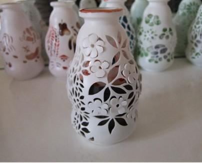 饮料瓶变工艺品