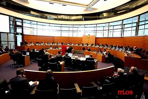 资料图:国际海洋法法庭开庭场面