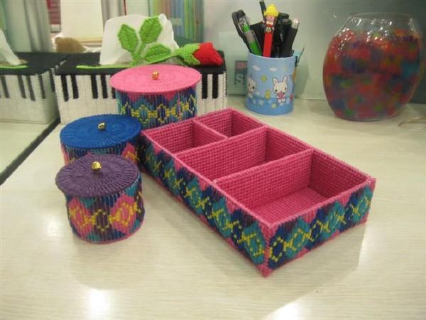 十字绣毛线立体 diy