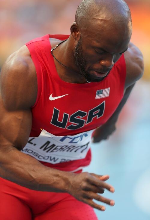 梅里特进男子400米半决赛 梅里特比赛中